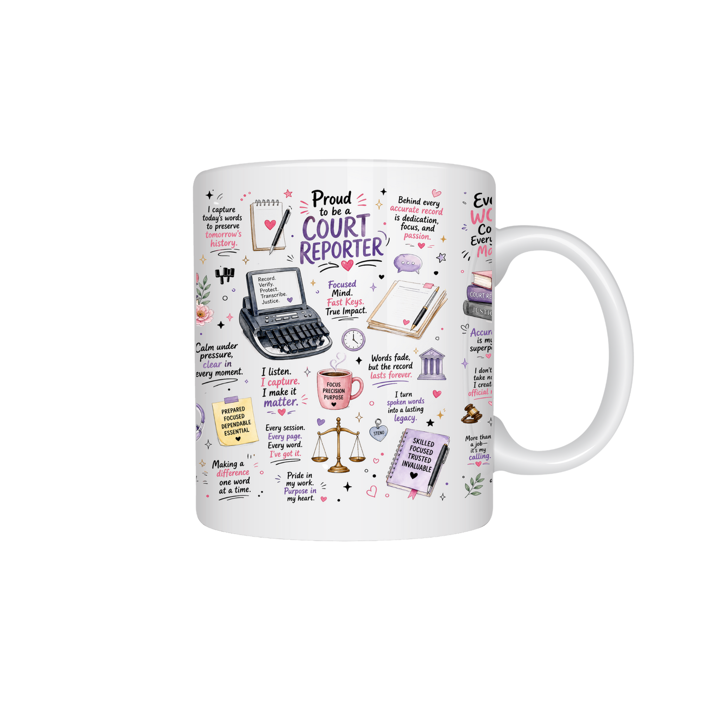 Proud to be a Court Reporter Coffee Mug