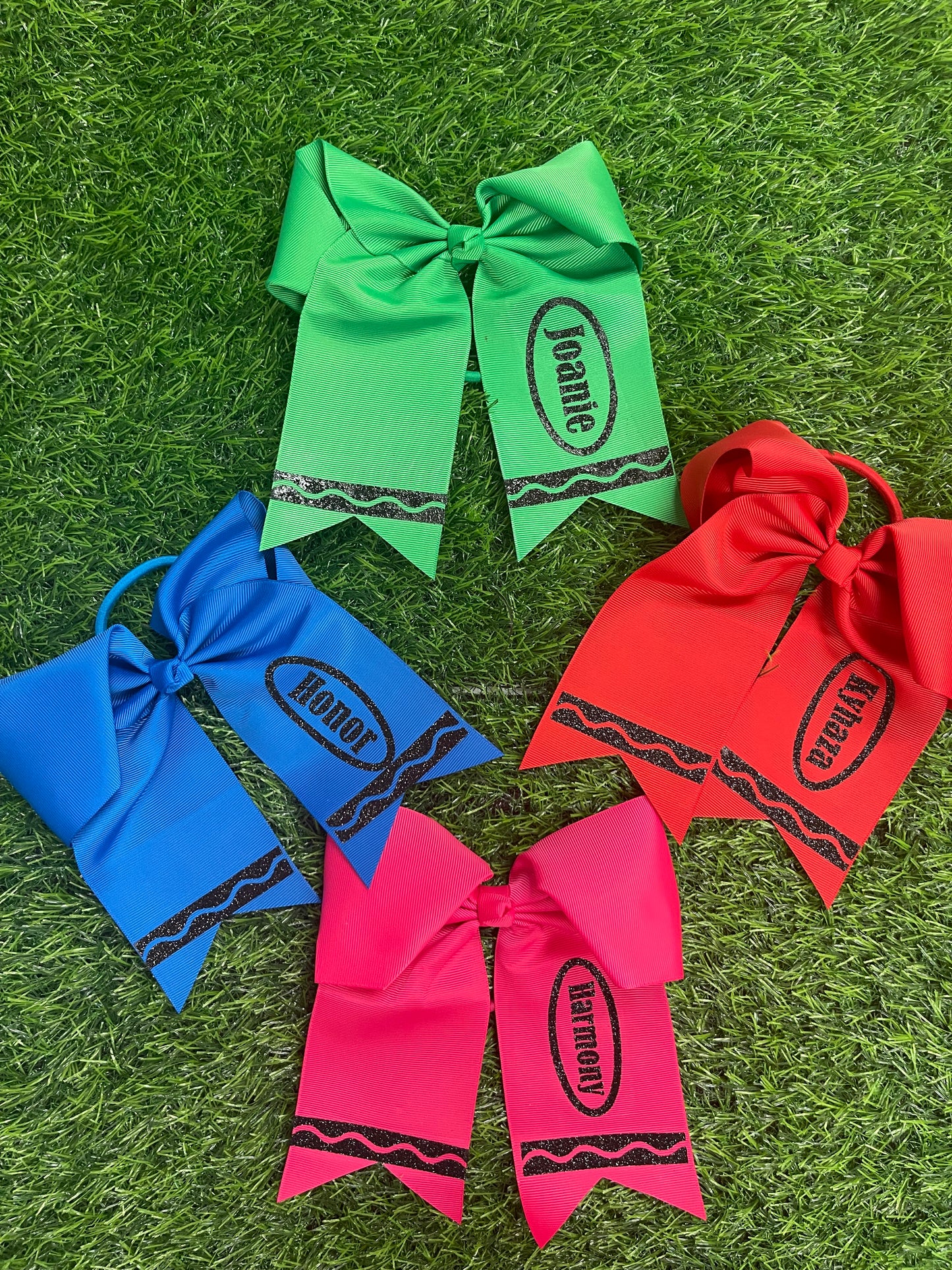 Crayon Hair Bows