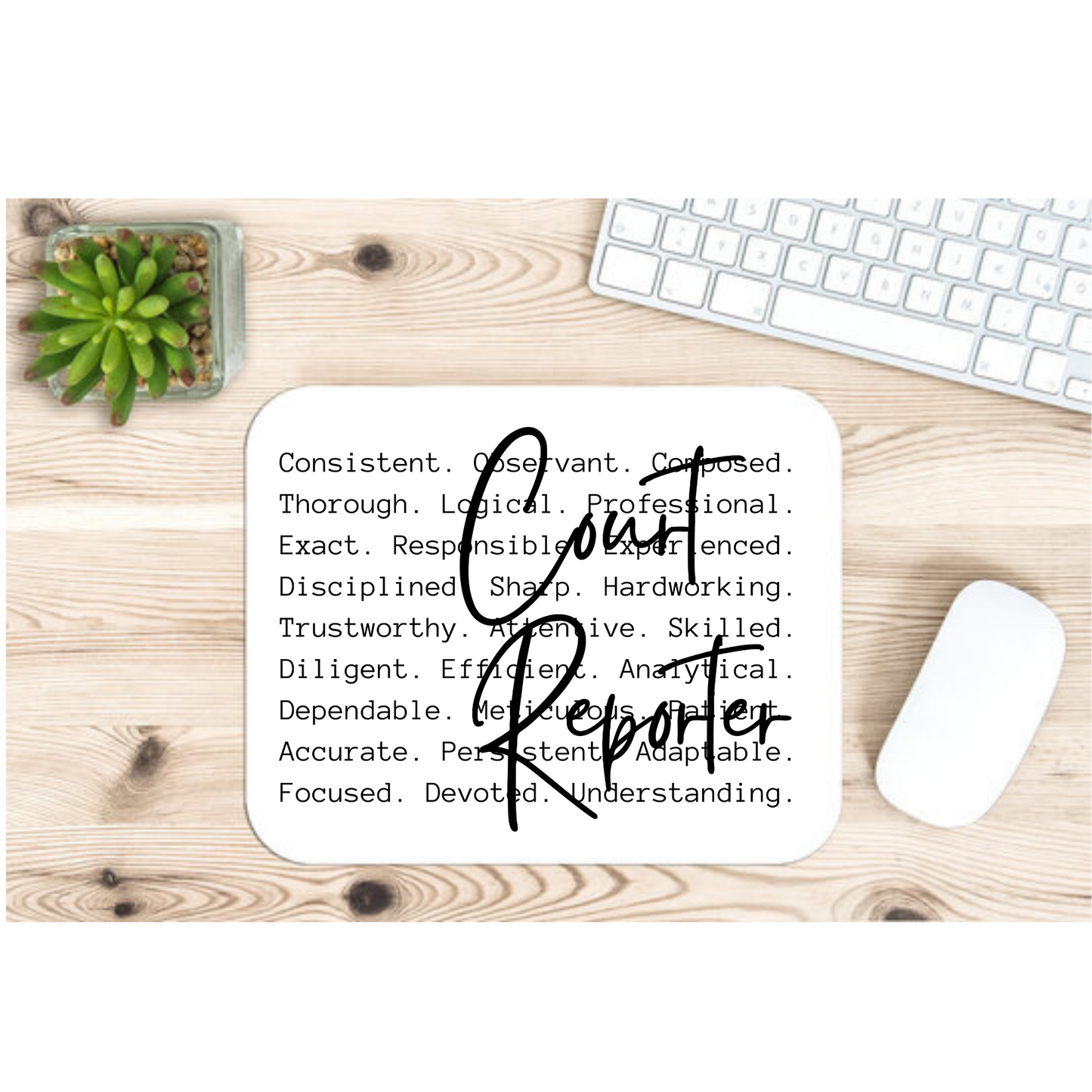 Court Reporter Words Mouse Pas