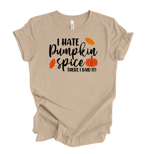 I Hate Pumpkin Spice