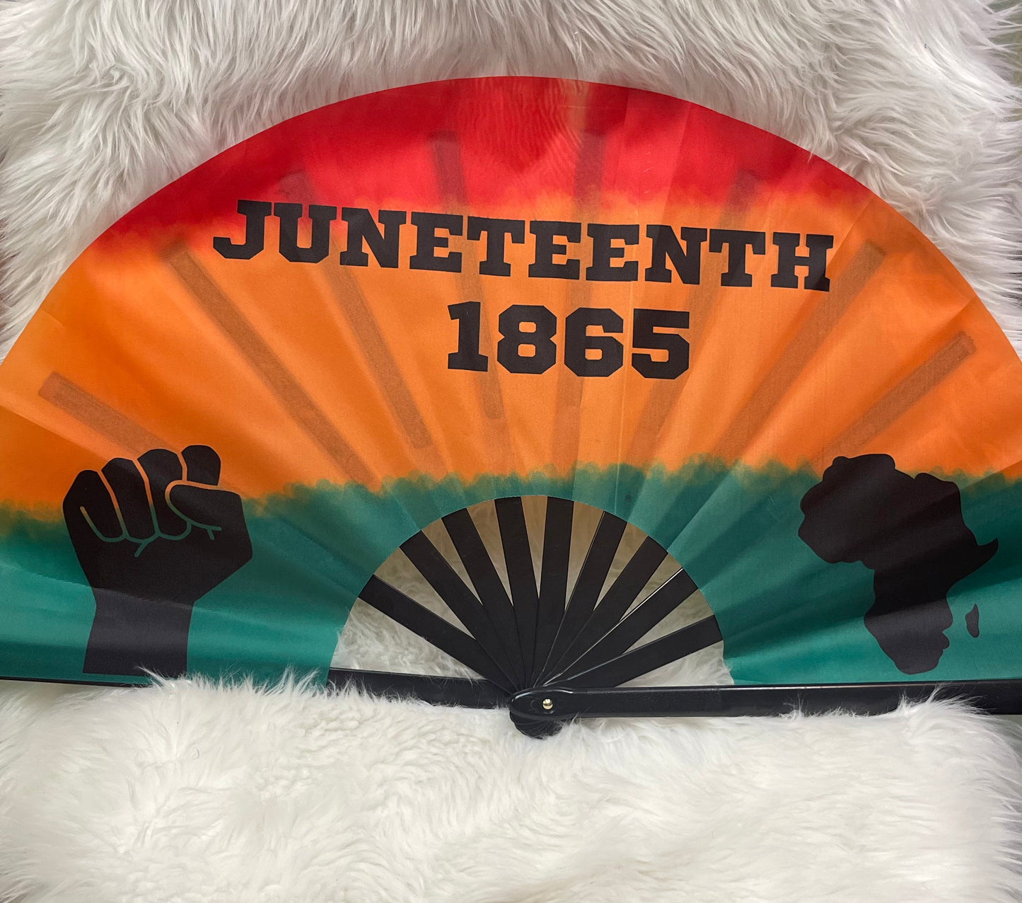 Juneteenth clack fan